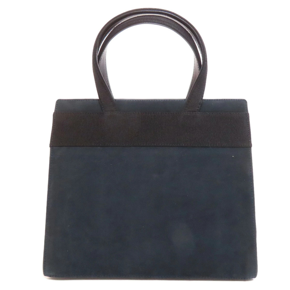 Salvatore Ferragamo Suede Vara Handbag Rion